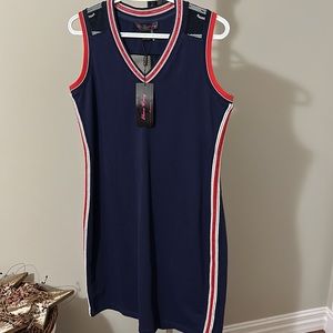 Sz M🇨🇦NWT Elena Wang Blue Sleeveless Golf/ Tennis Dress